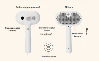 SteamPaw™ - Fellbürste
